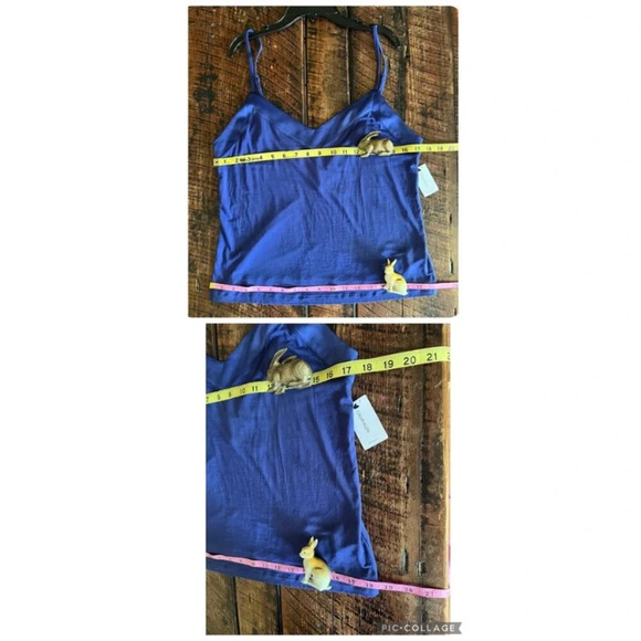 Womens Calvin Klein Blue Modal Sleepwear Camisole Tank Top Undershirt - Picture 7 of 12